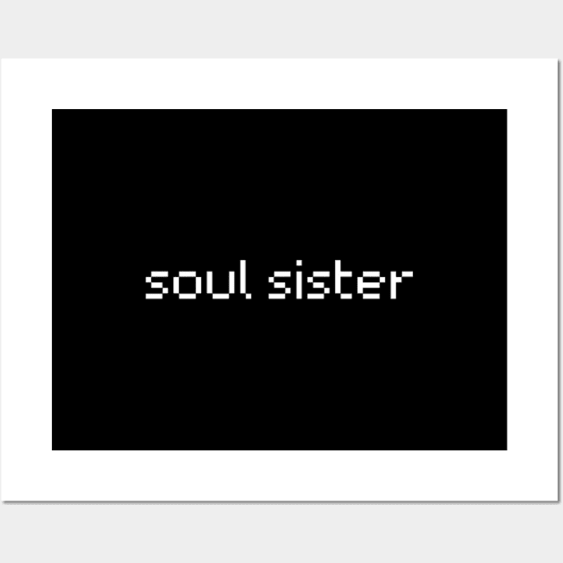 "soul sister" Wall Art by retroprints